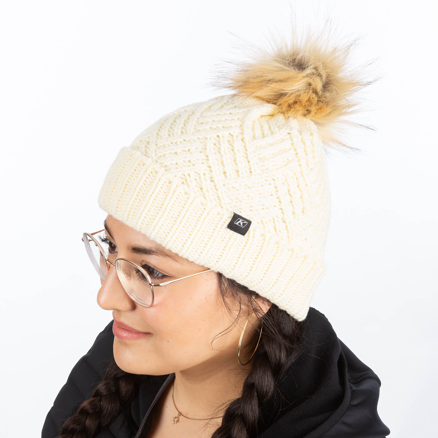 Chevron Pom Beanie