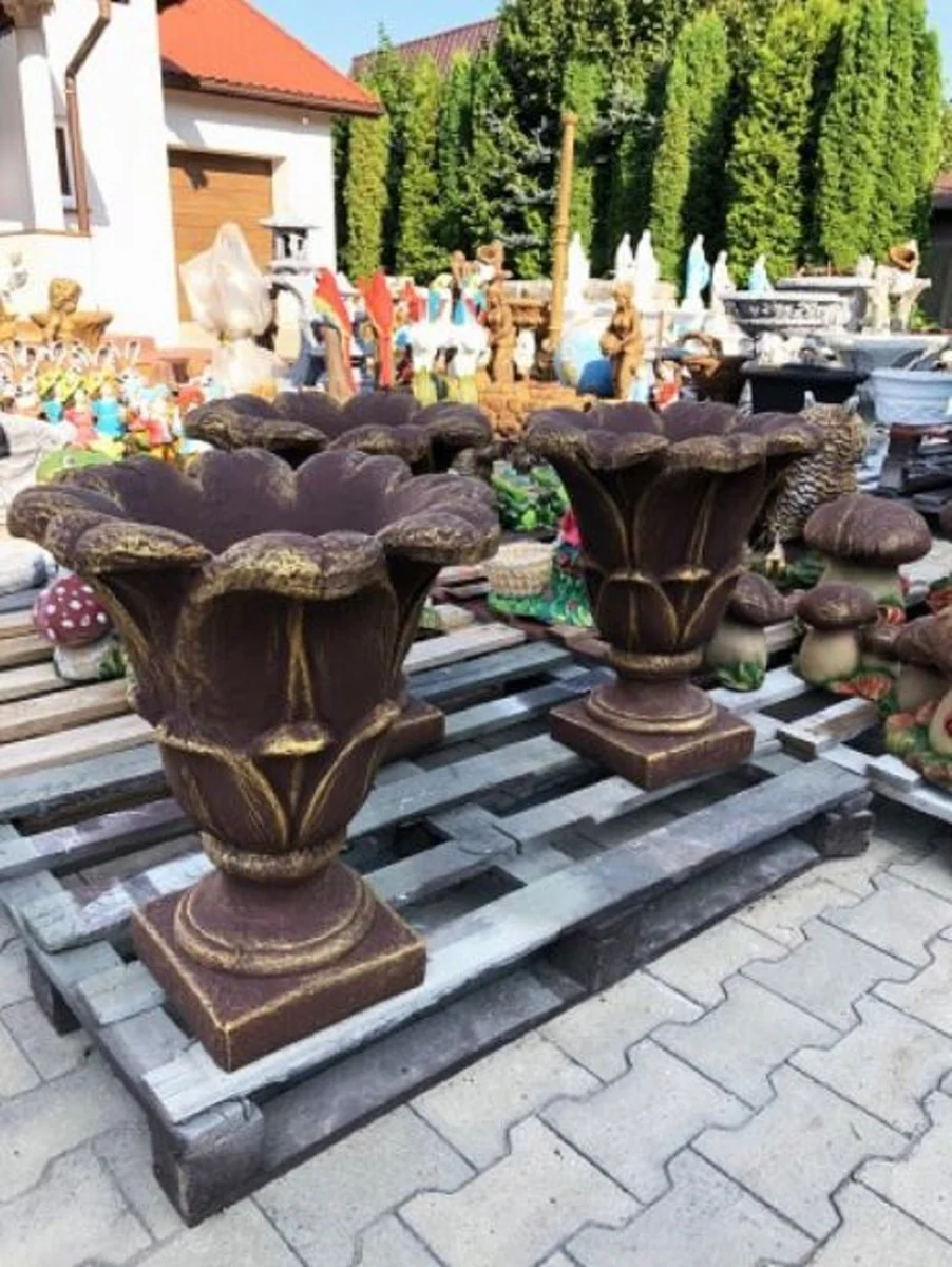 Casa Padrino maceta barroco marr¨®n antiguo / oro ? 49 x A. 58 cm