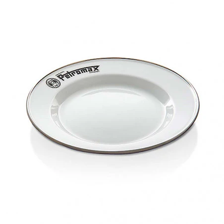 Petromax Enamel Plate Set - Pack 2 platos esmaltados blancos