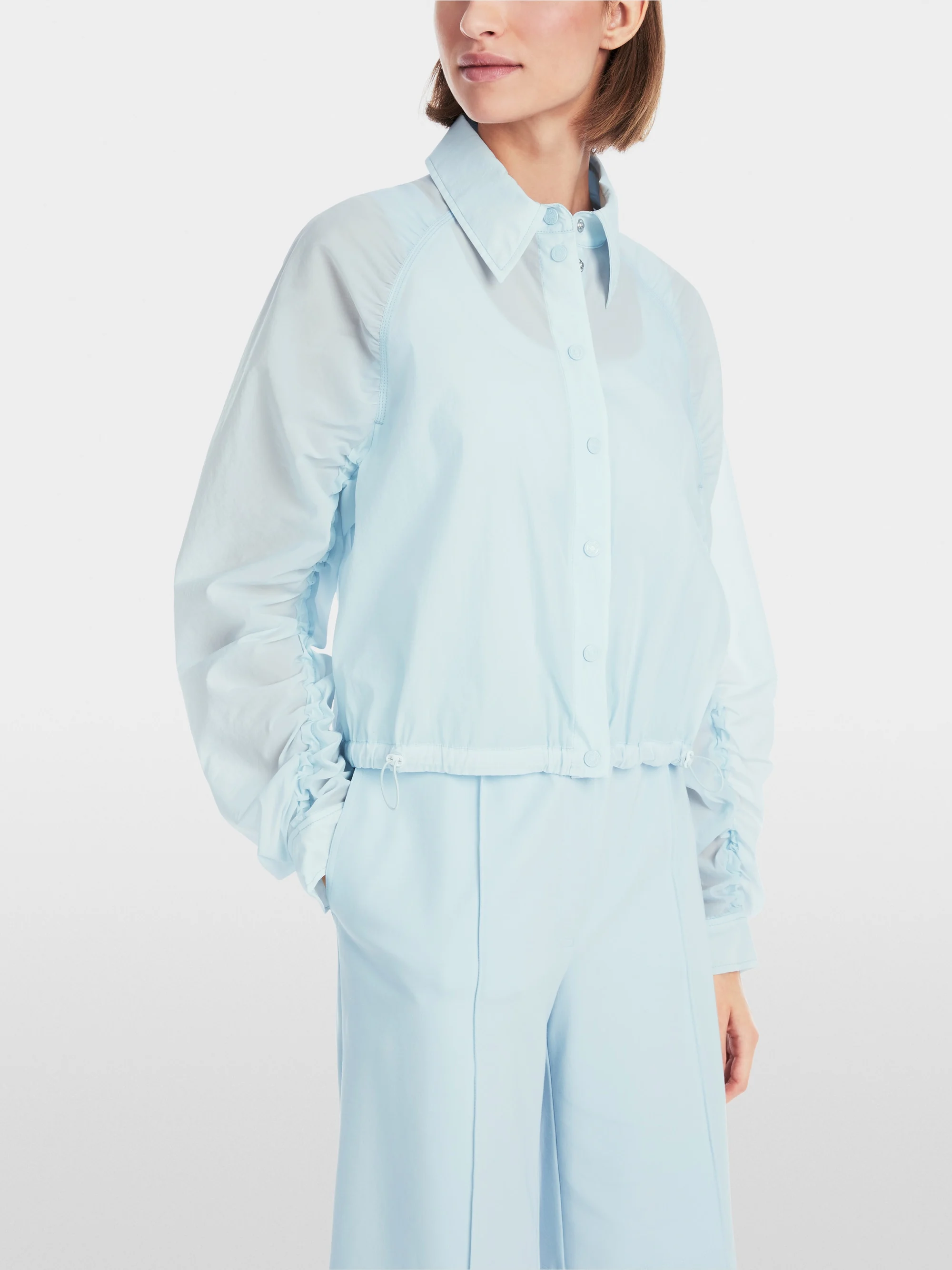 Marc-Cain Blouse with ruffled sleeves