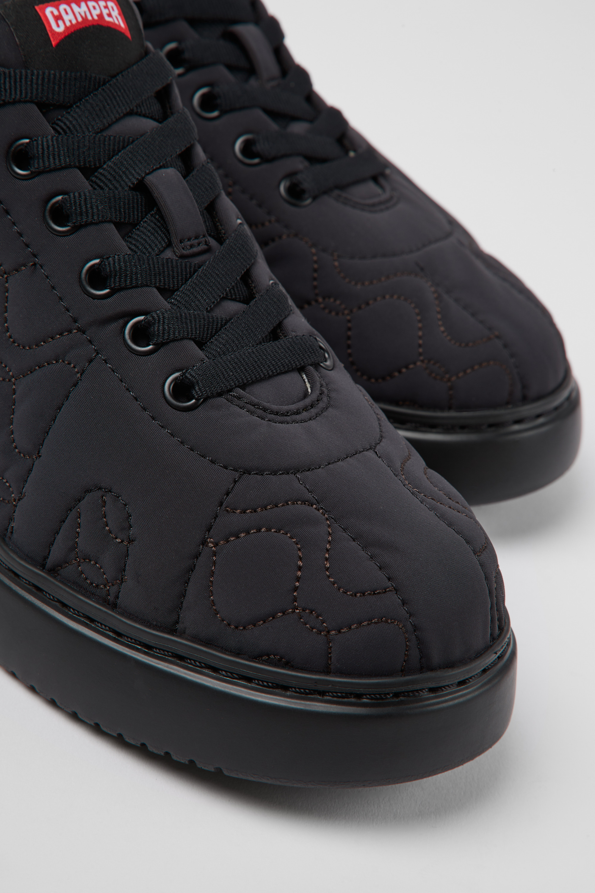 Runner K21 - Black textile sneakers for men