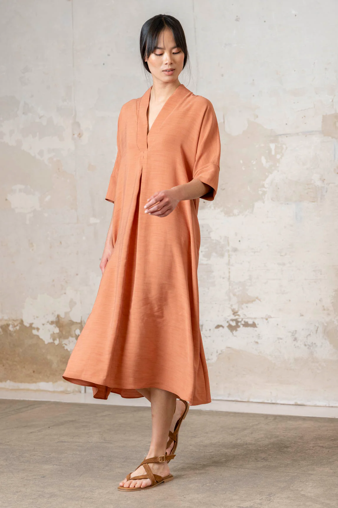 Rivera-spain Vestido Buccheri teja