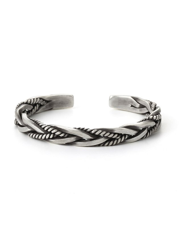 Retro Personality Twist Open Bracelet