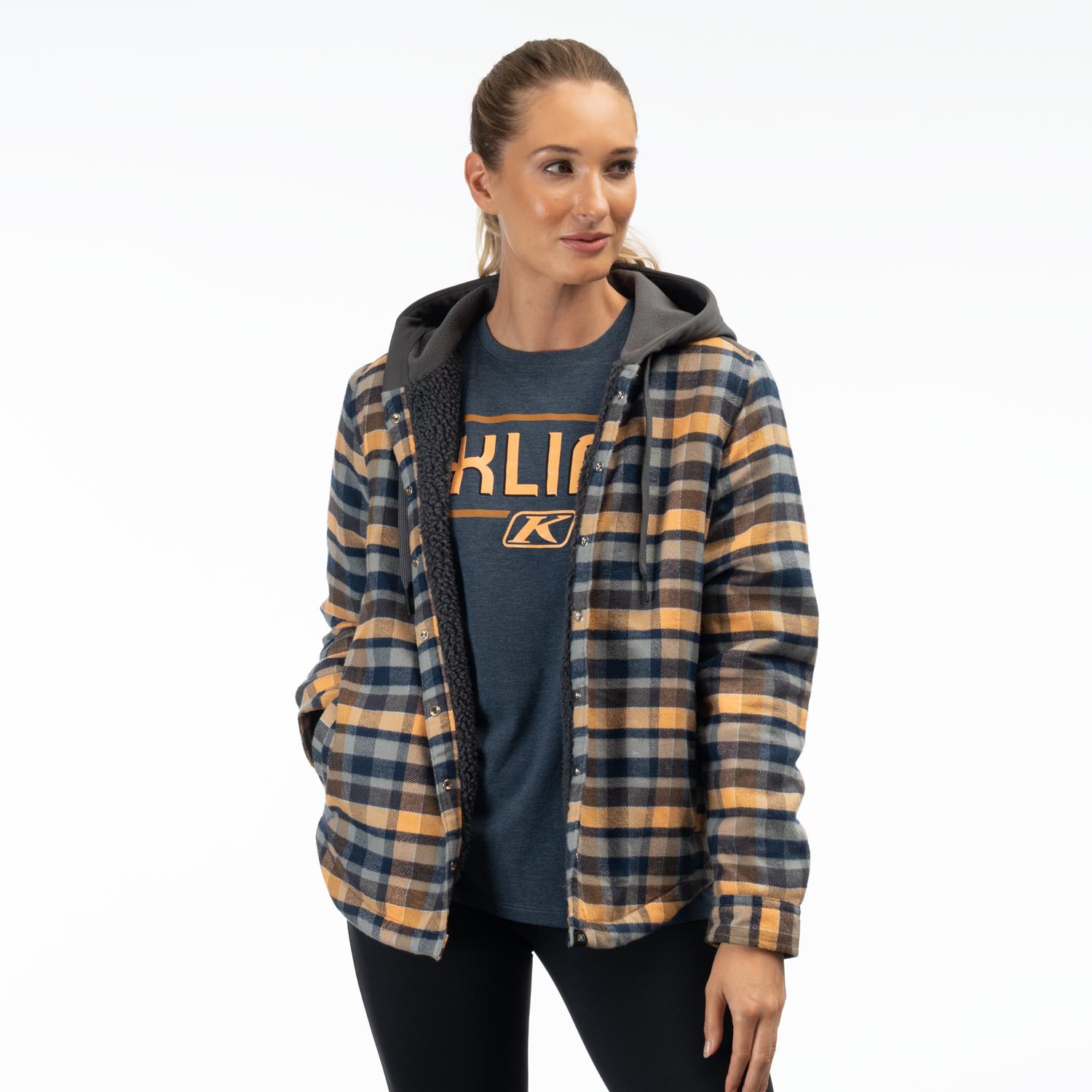 Big Sky Fleece Lined Flannel Hoodie
