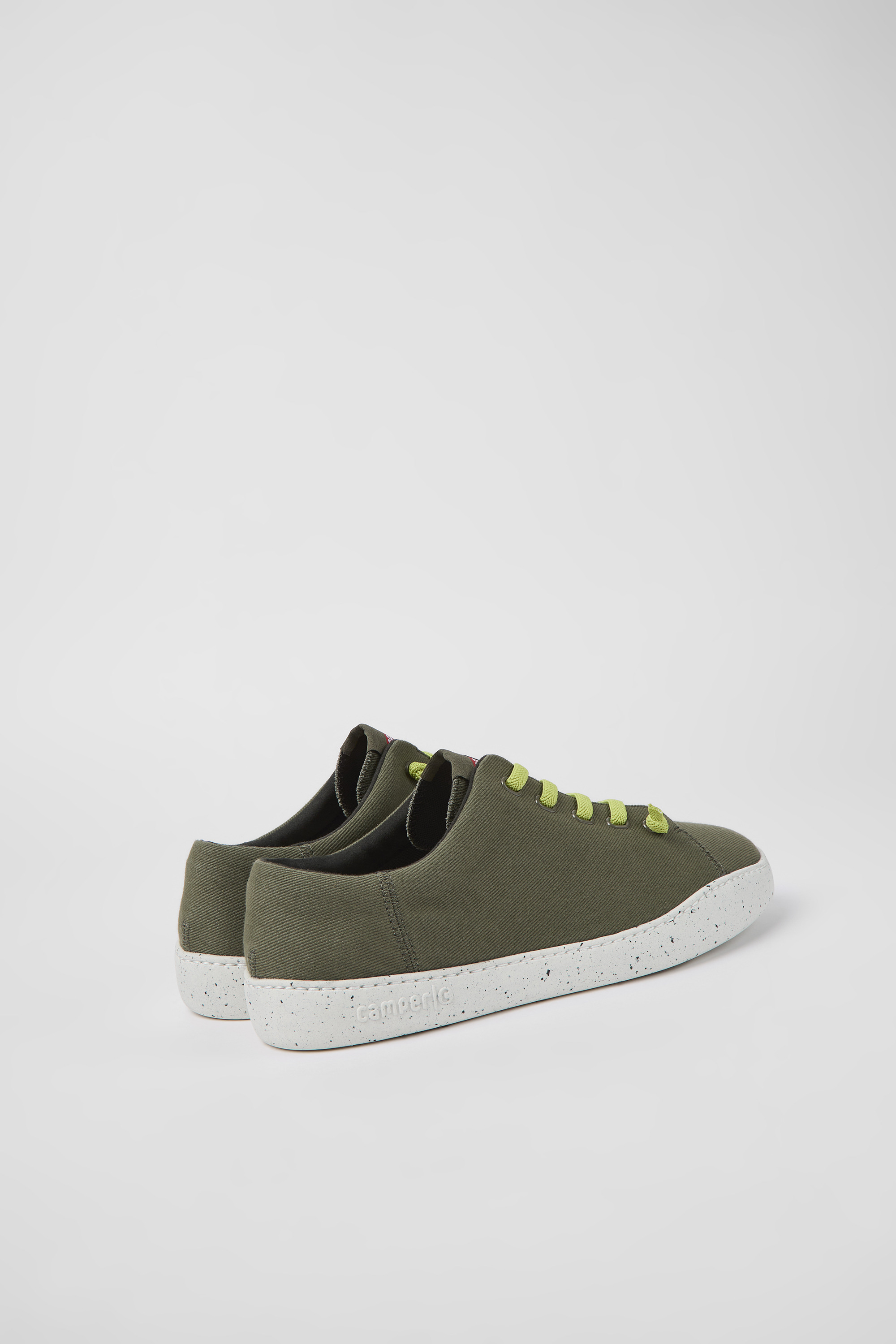 Peu Touring - Green textile sneakers for men