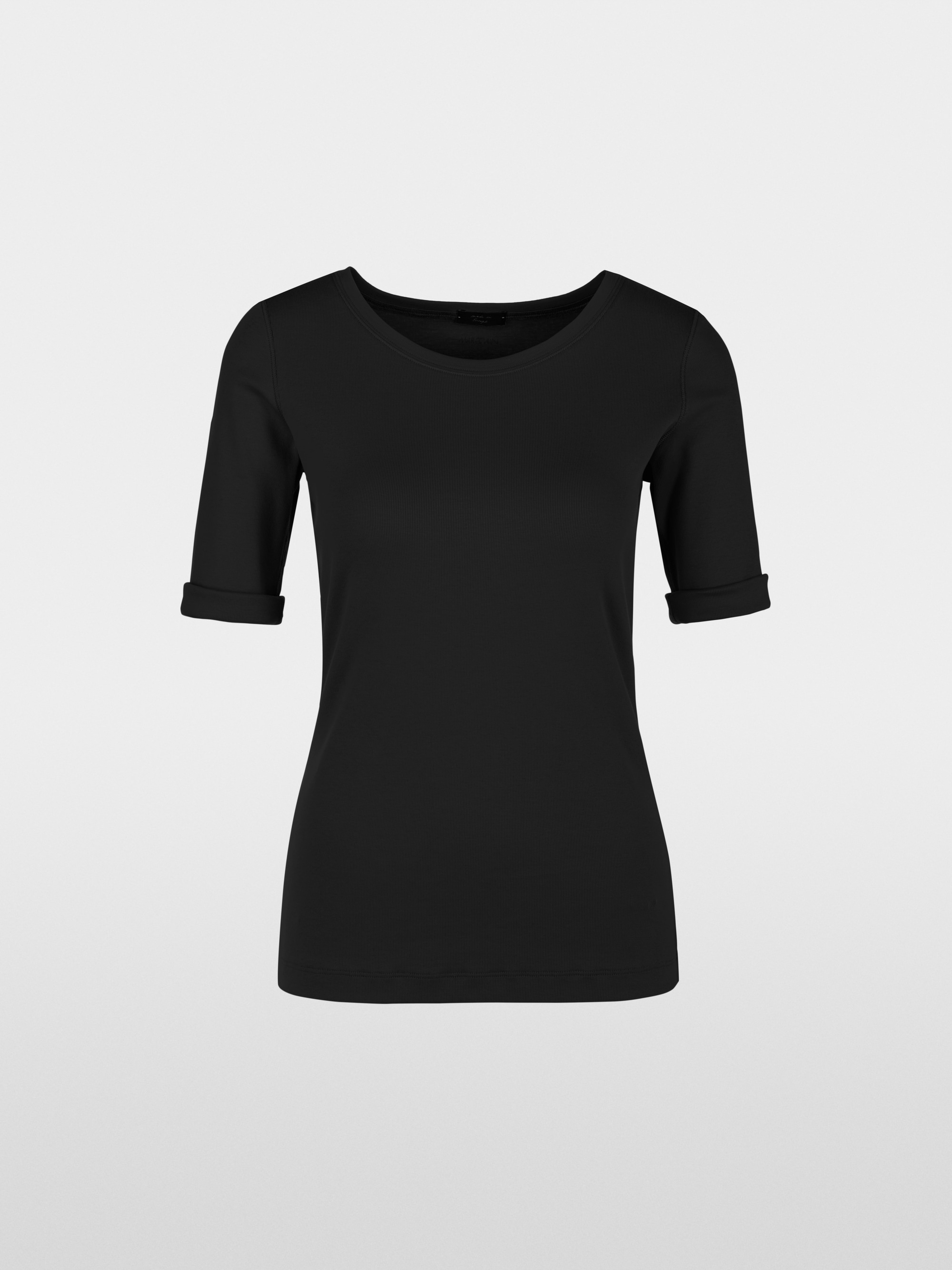 Marc-Cain Round-collar shirt with short sleeves