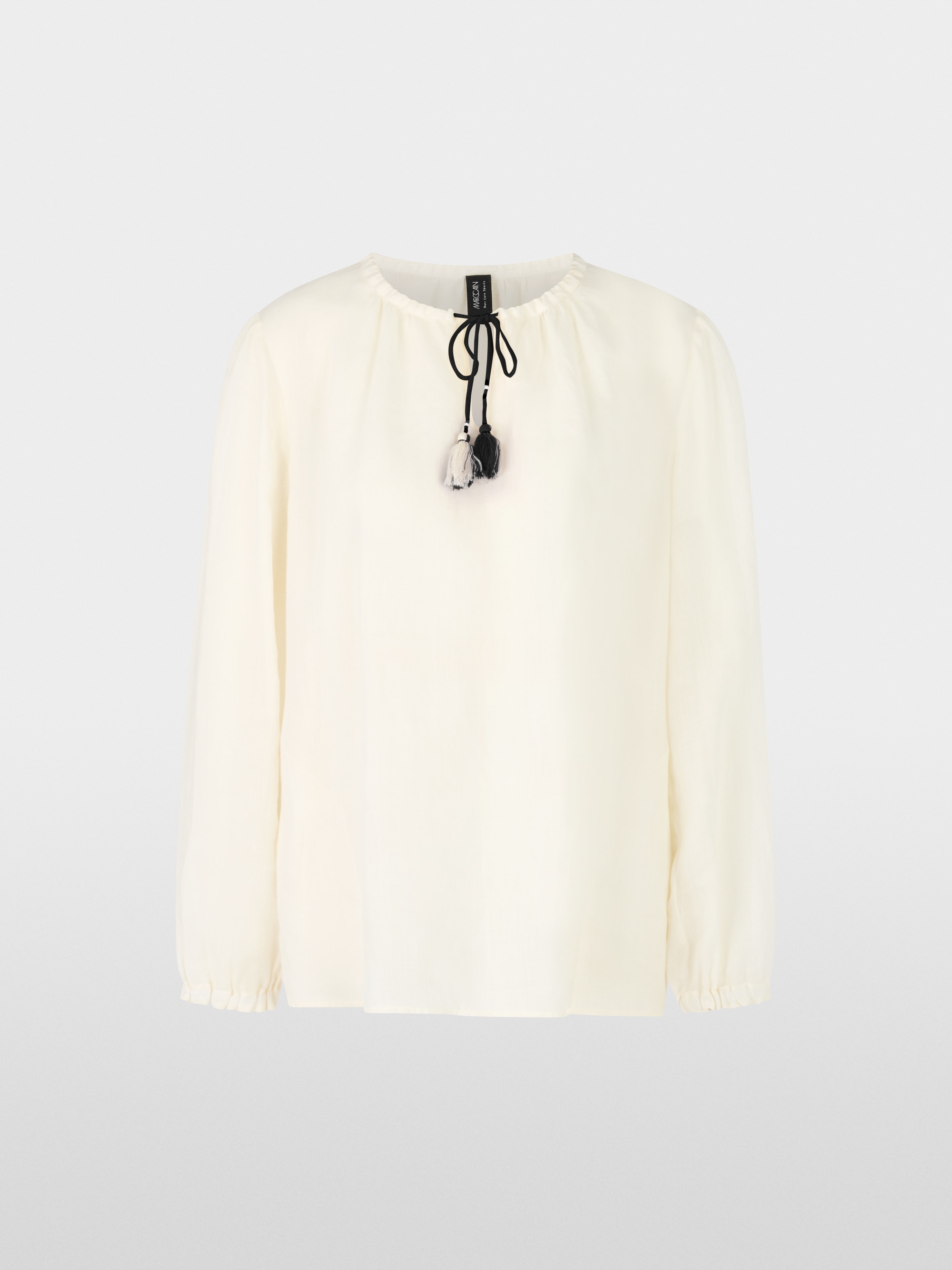 Marc-Cain Delicate blouse with tassels