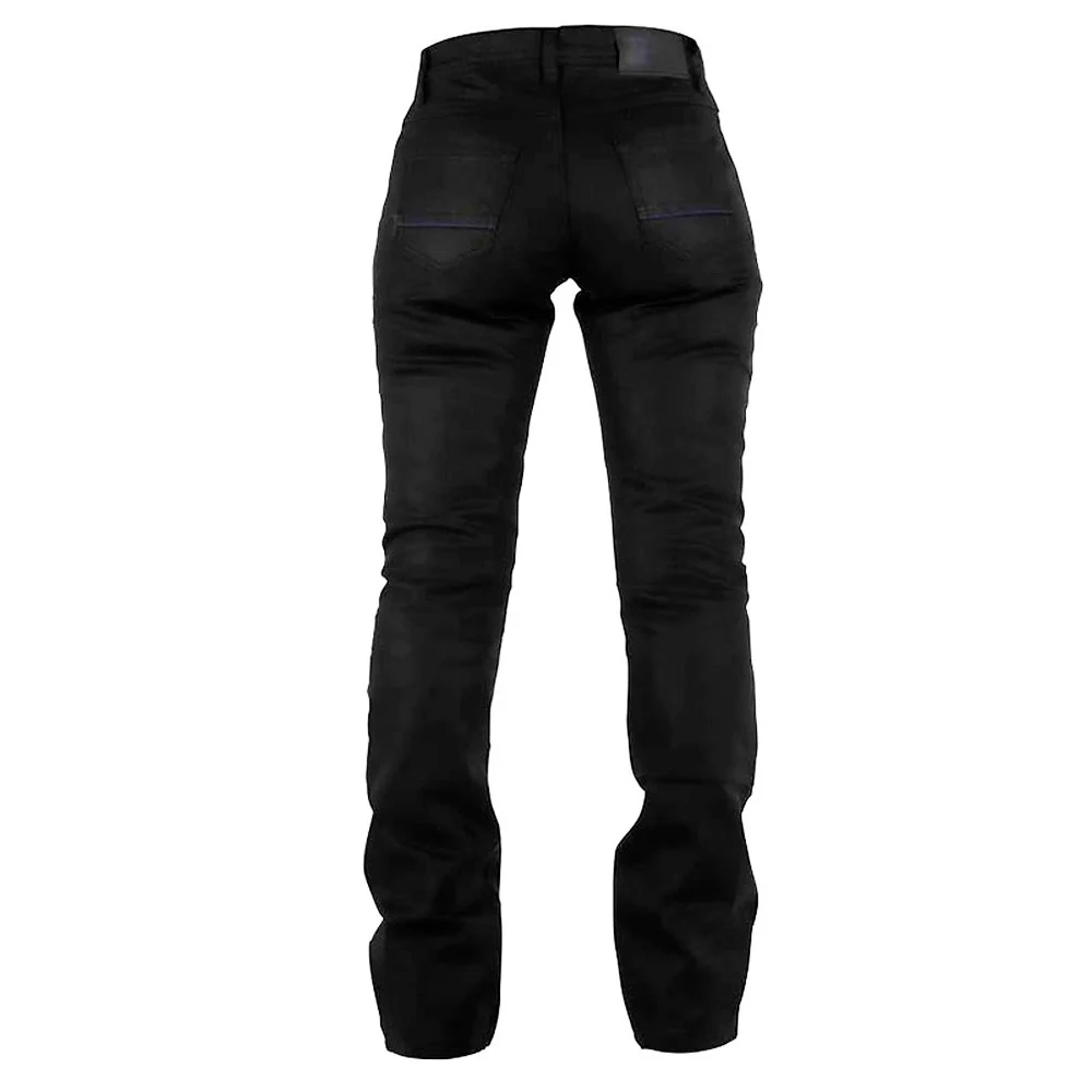 PANTALON VAQUERO OVERLAP DONINGTON BK WAXED LADY NEGRO