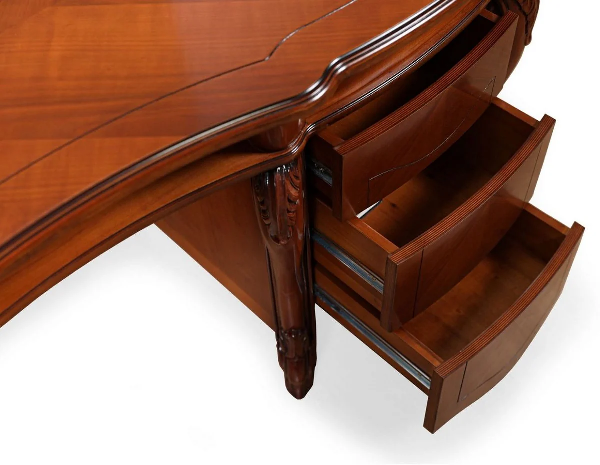 Casa Padrino escritorio barroco de lujo marr¨®n 166 cm - Muebles de oficina de estilo barroco