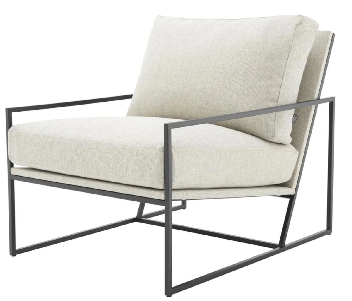 Casa Padrino Hotel de lujo Club sillón 66 x 87 x H. 68 cm - colección de lujo