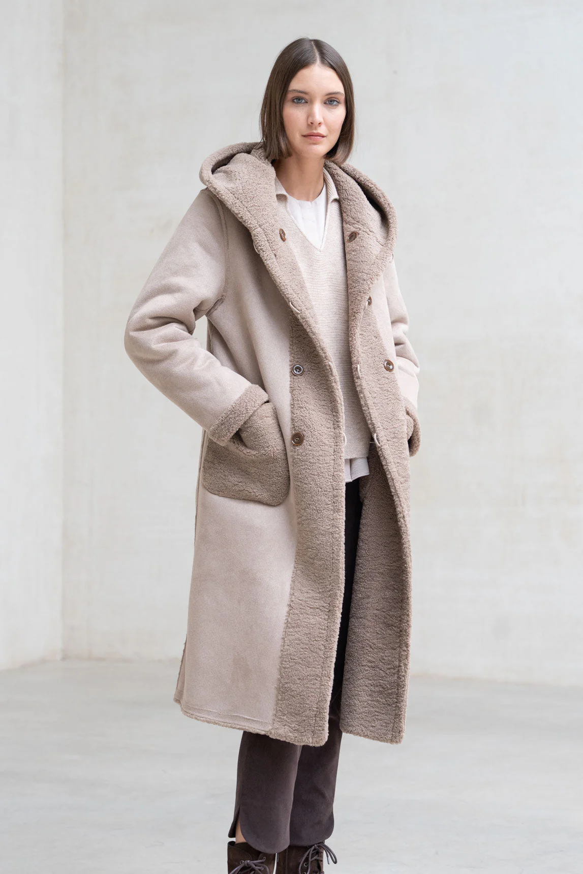 Rivera-spain Abrigo Briona reversible topo