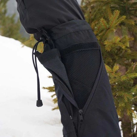 North Star Polaina Cordura® Suplex con ventilación negra - Pack 2 polainas paranieves