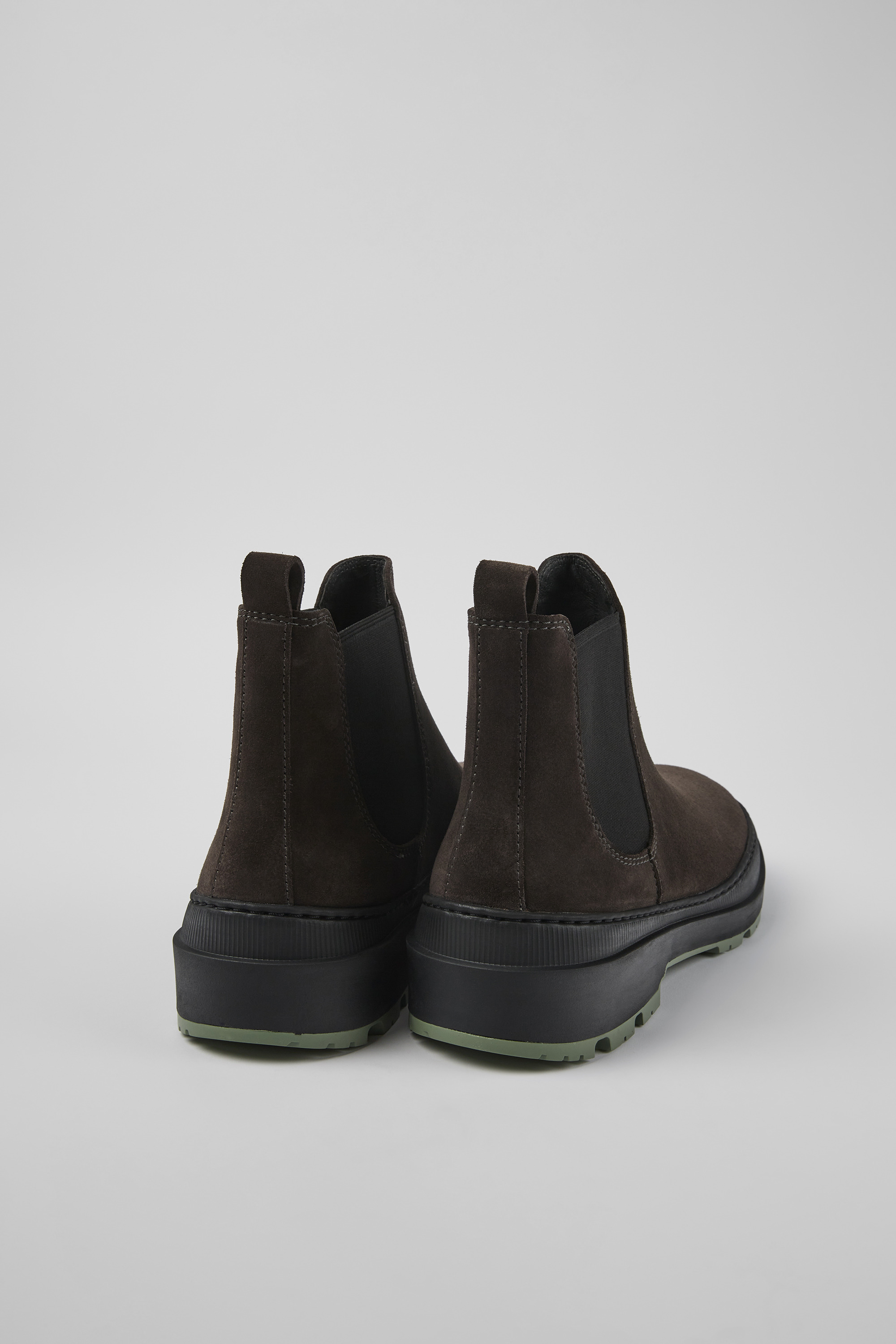 Brutus Trek MICHELIN - Gray nubuck ankle boots for men