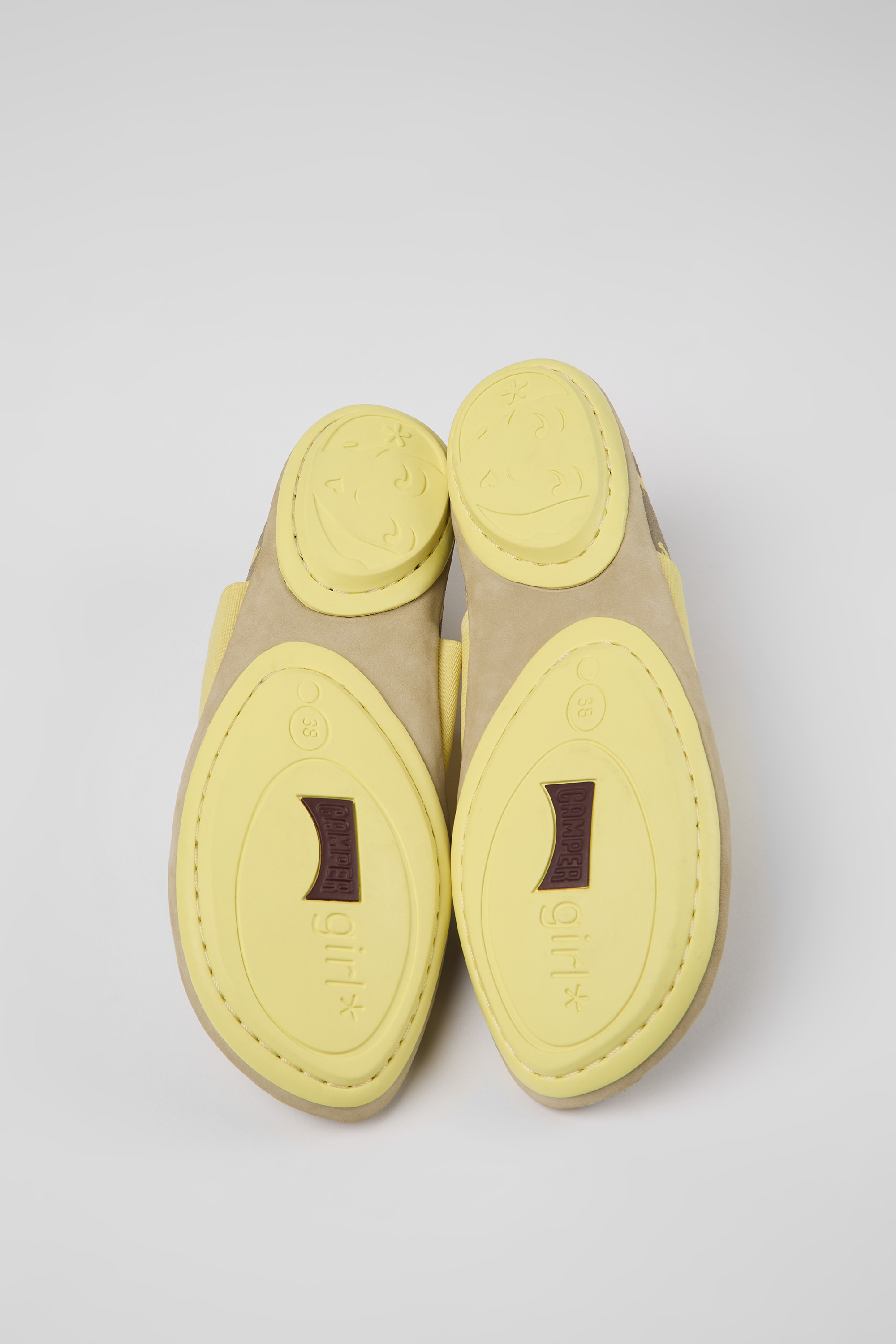 Right - White textile and nubuck sneakers for women