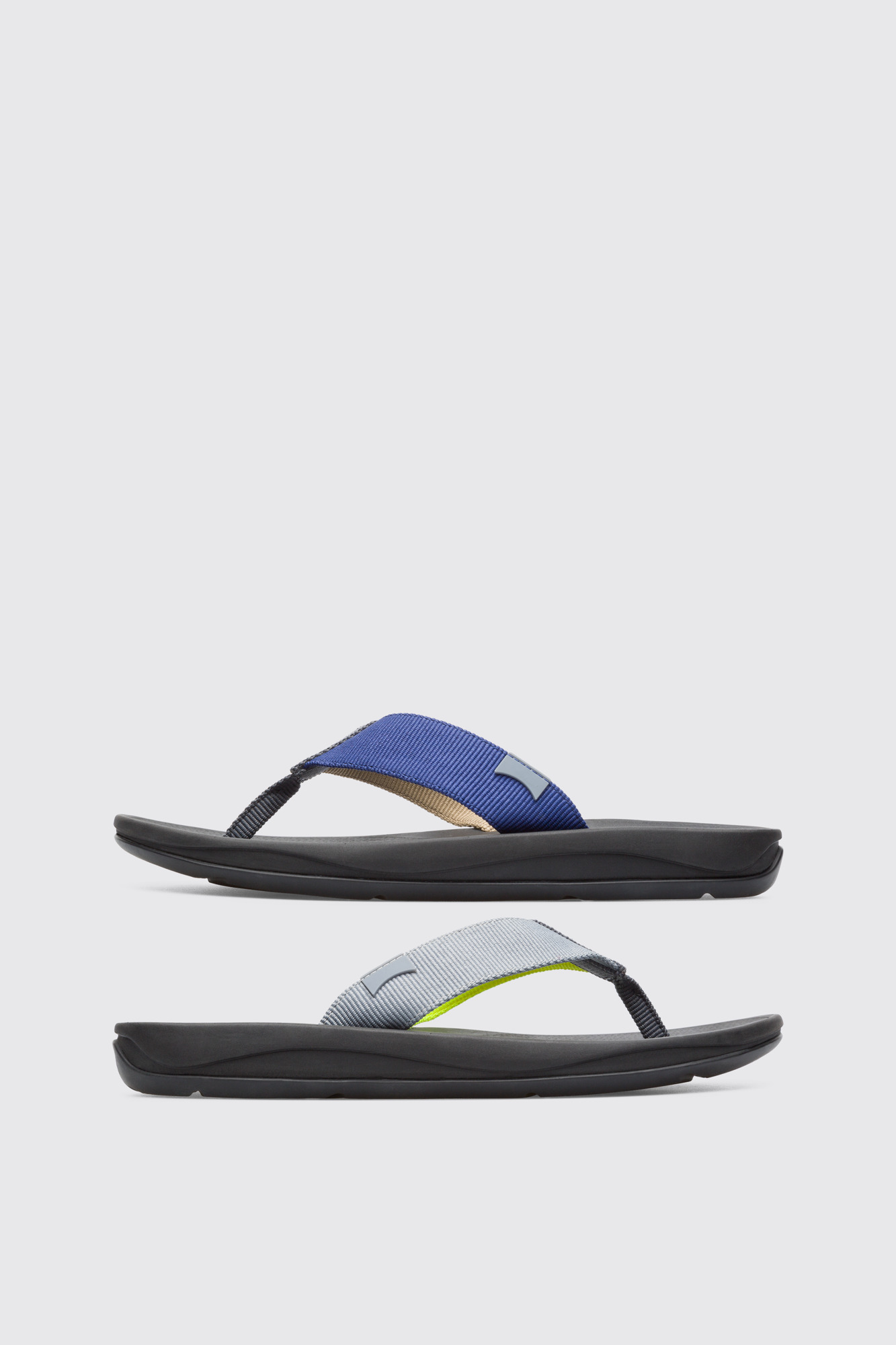 Twins - Men's multi-colored textile sandal