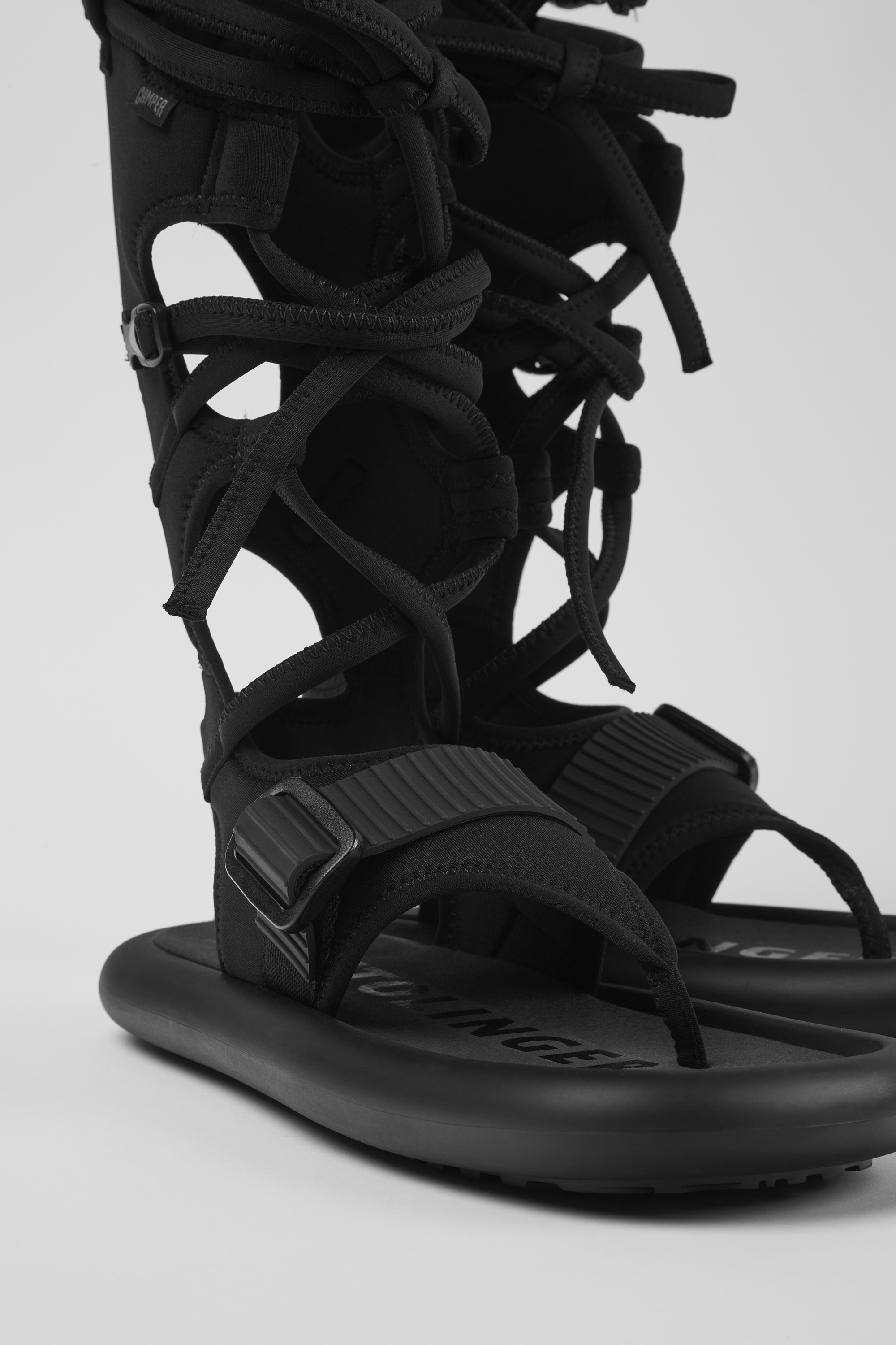 Ottolinger - Black sandals for women by Camper x Ottolinger