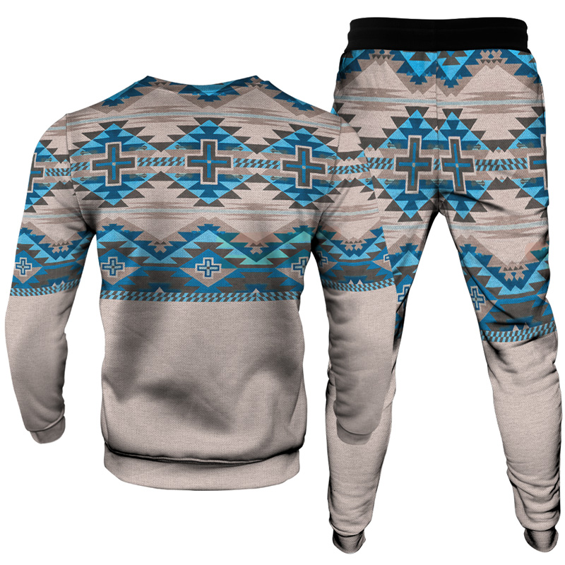 Men's Casual Personality Print Suit 003