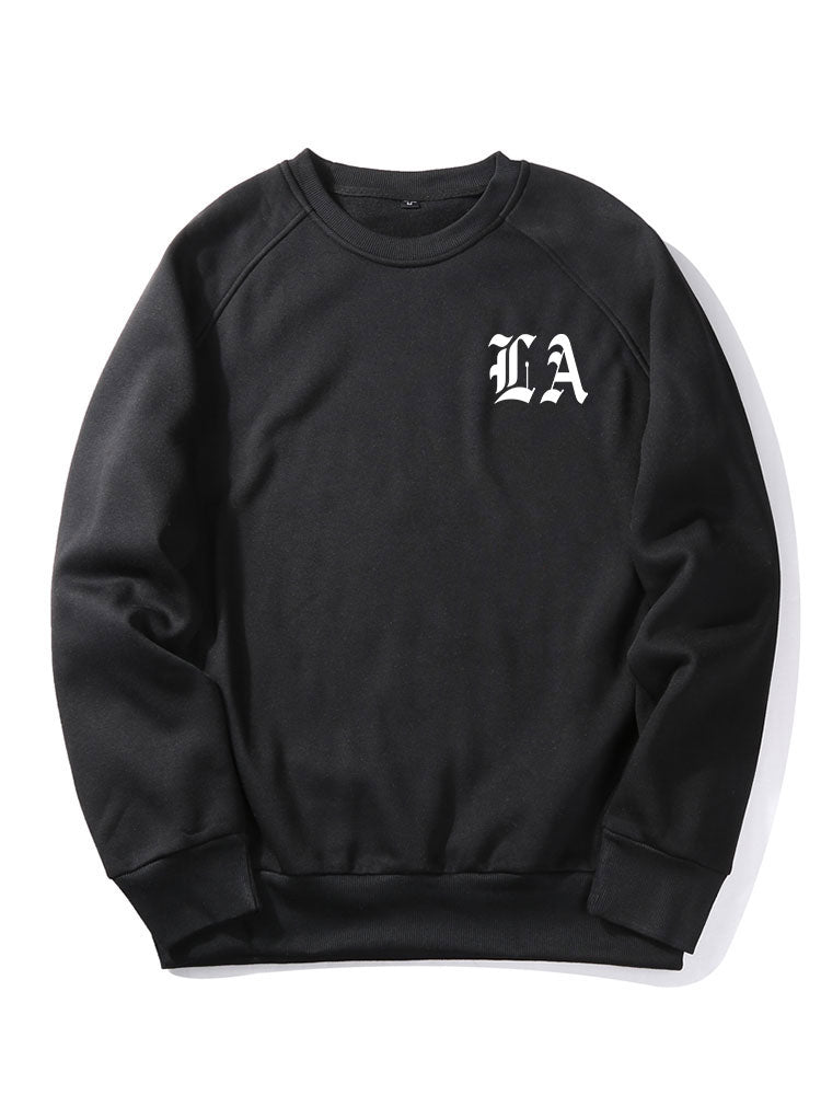 Los Angeles Letter Back Print Sweatshirt