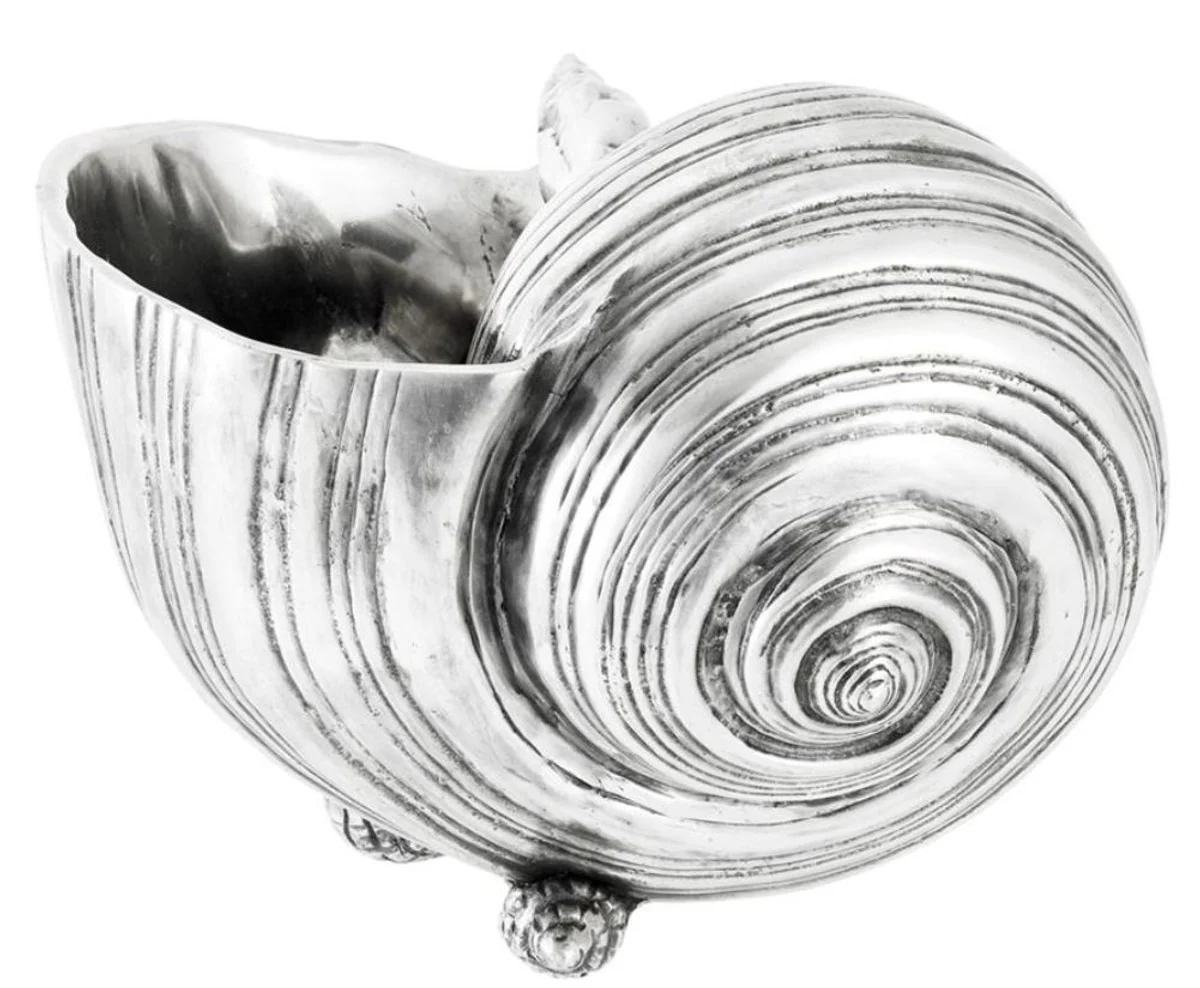 Casa Padrino lujo conchas de mar de plata antigua - Deco Set de 3