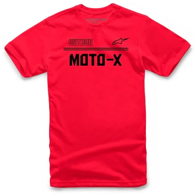 CAMISETA ALPINESTARS ASTARS MOTO-X NEGRO / ROJO