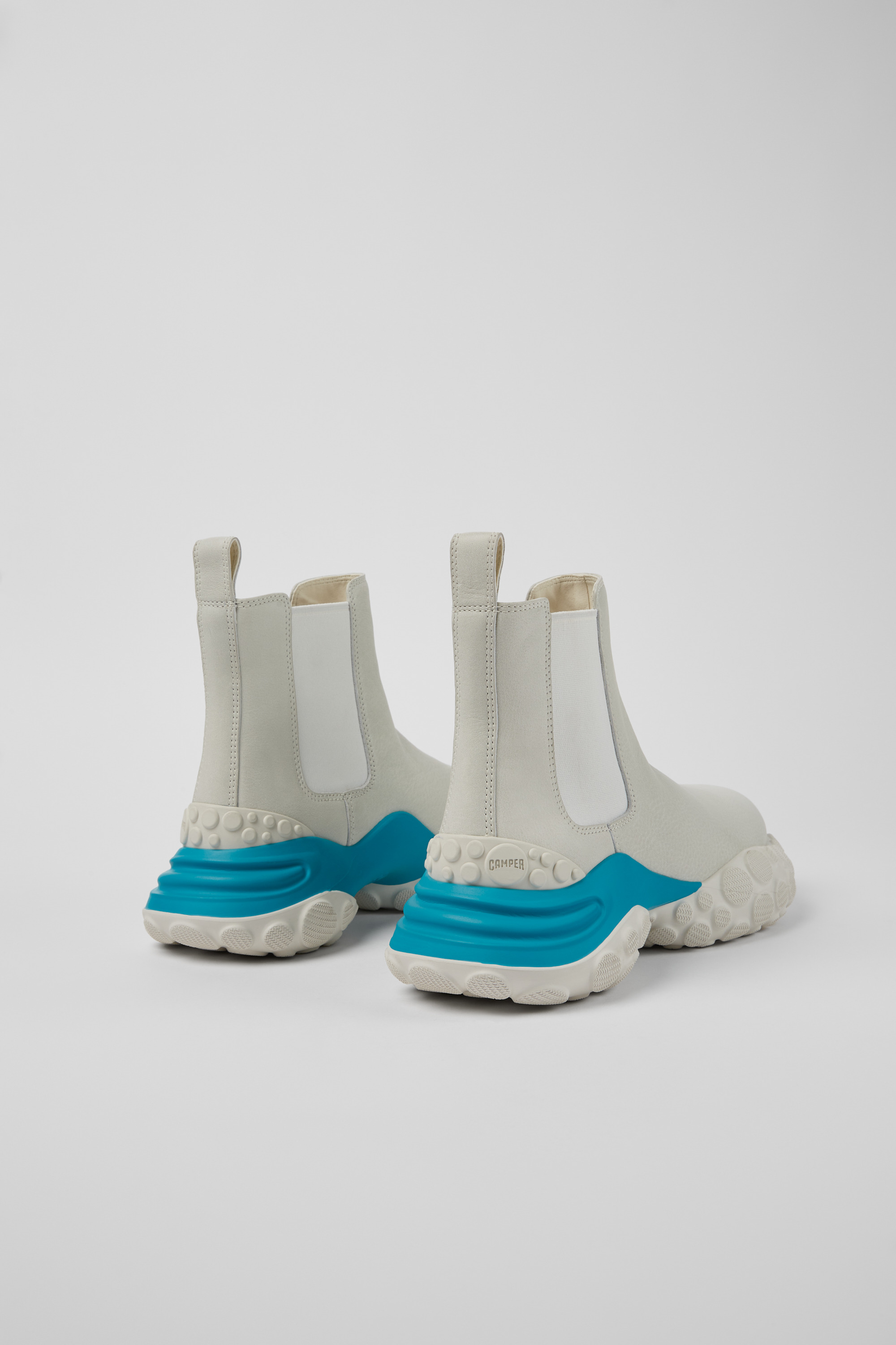 Pelotas Mars - White responsibly raised leather ankle boots
