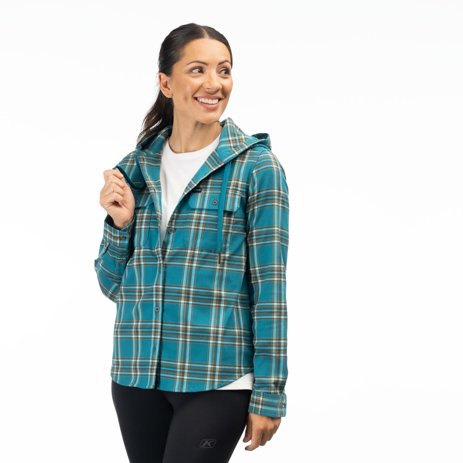 Ginny Mountain Midweight Stretch Flannel Hoodie