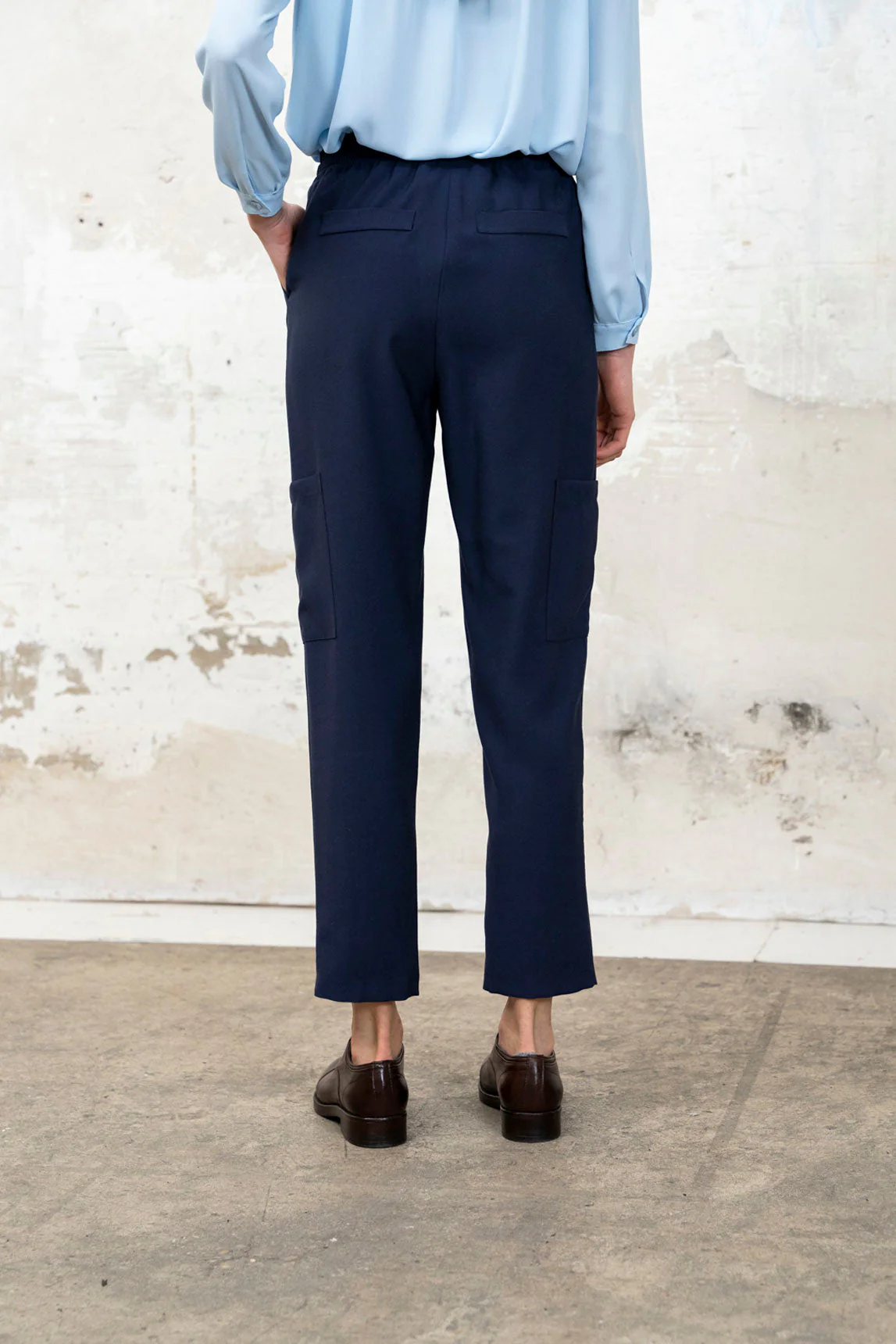 Rivera-spain Pantalón Malu azul marino