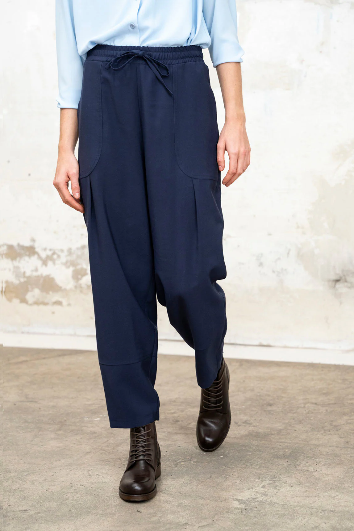 Rivera-spain Pantalón Nereida azul marino