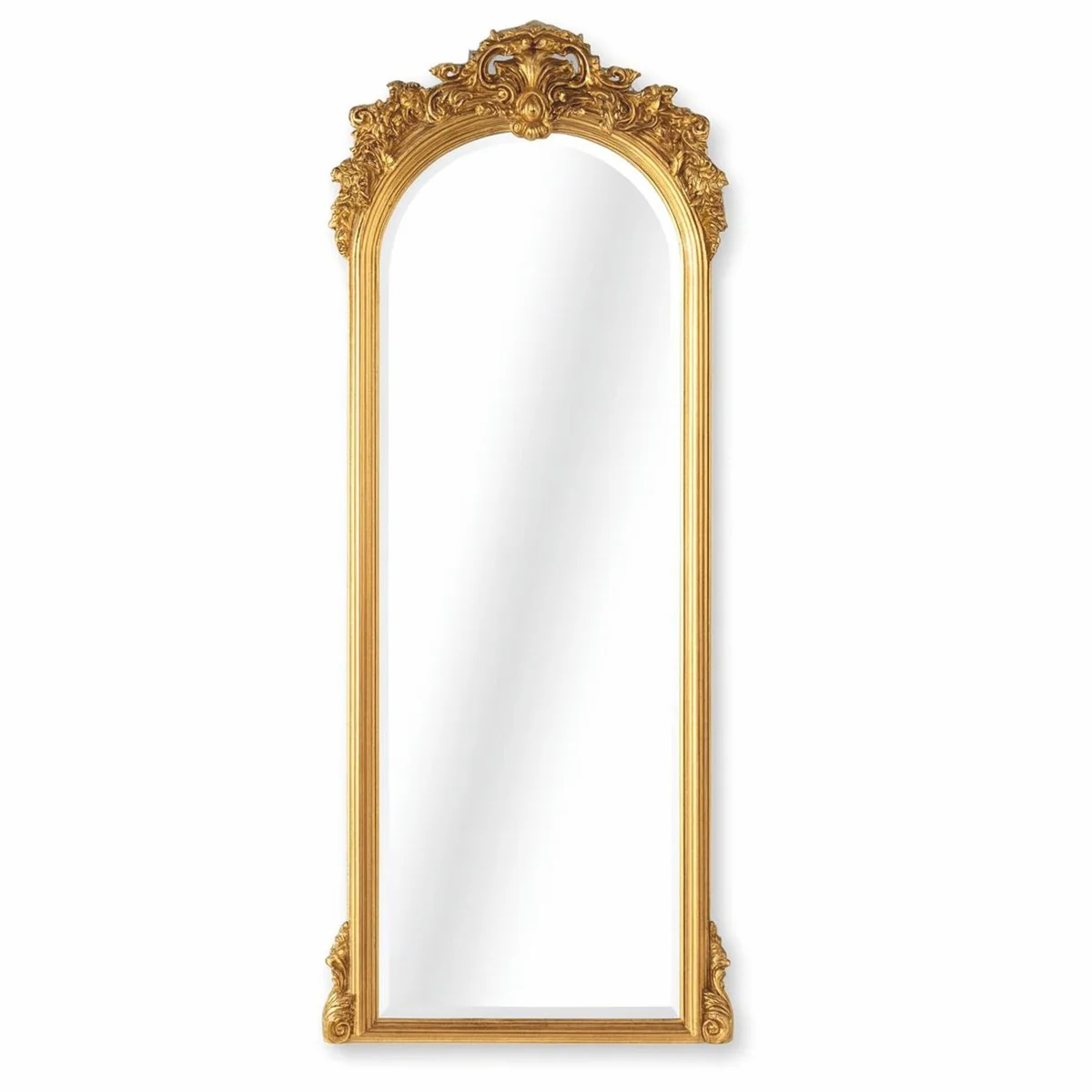 Casa Padrino Espejo Barroco de Lujo Oro Al. 180 cm - Muebles Barrocos - Hecho en Italia