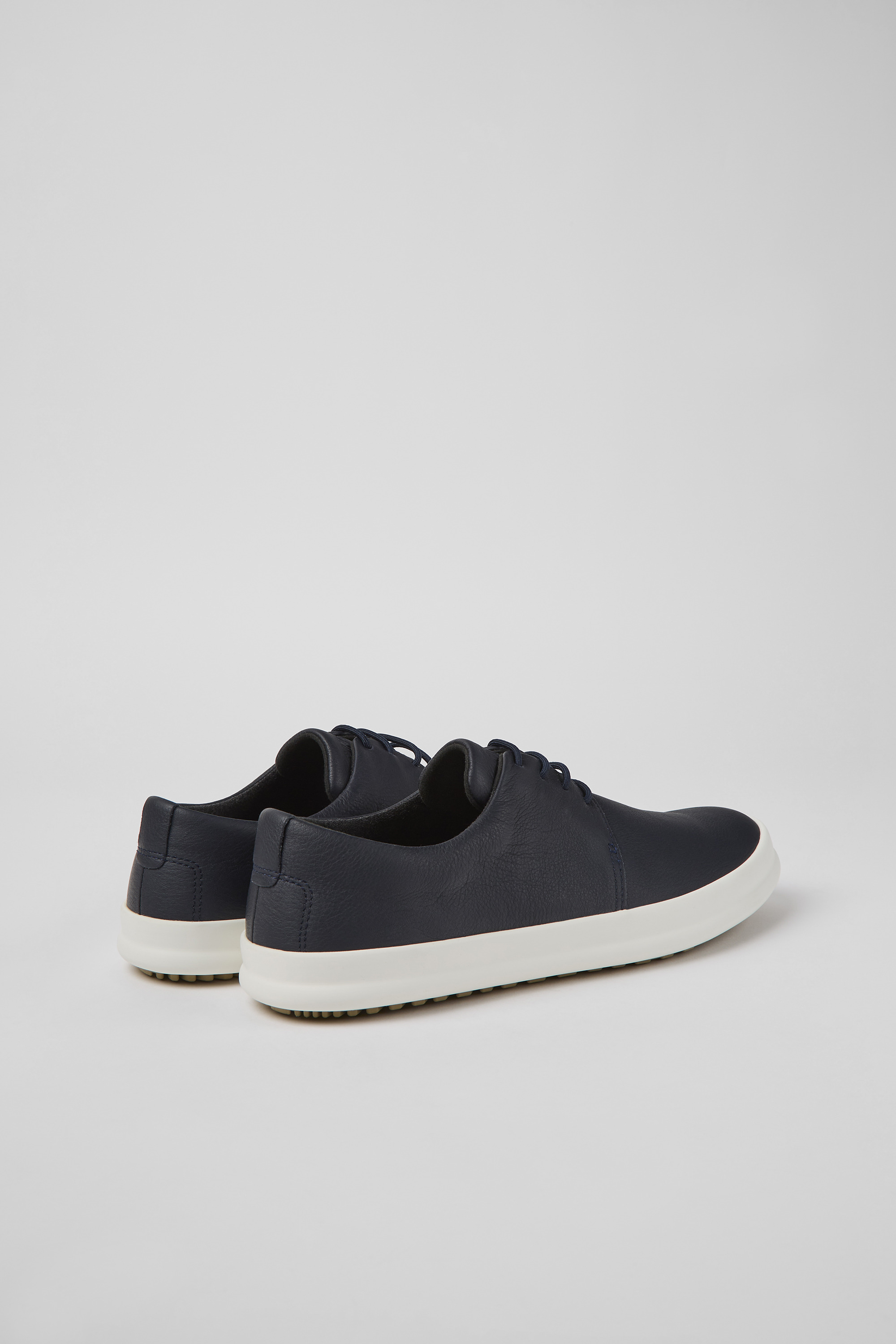 Chasis - Blue leather shoes for men