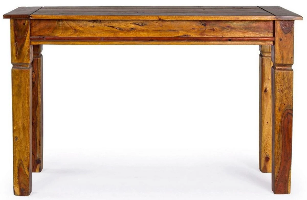 Casa Padrino consola de estilo campestre marr¨®n / natural 120 x 45 x A. 78 cm - Consola r¨²stica de madera maciza - Muebles r¨²sticos de madera maciza - Muebles de estilo campestre