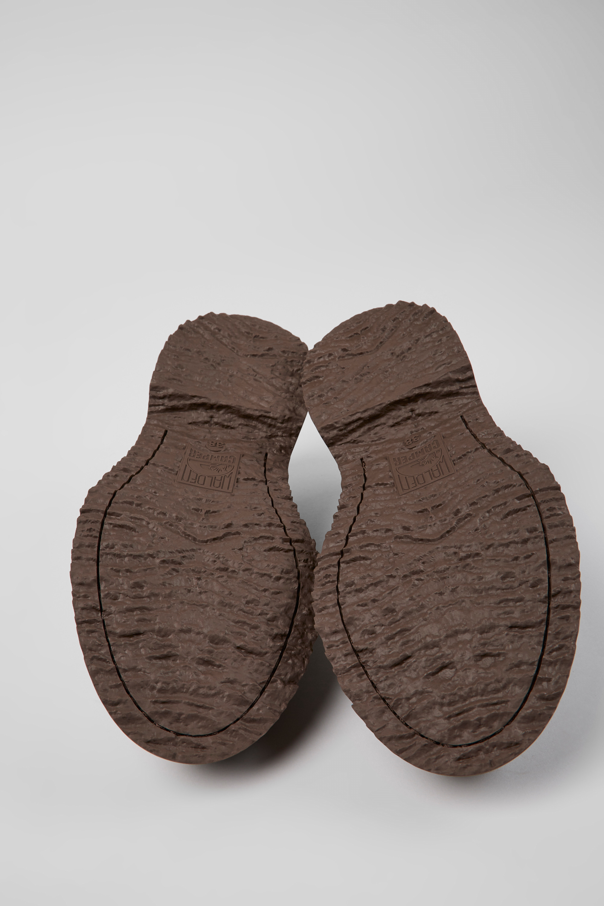 Walden - Brown leather loafers for women