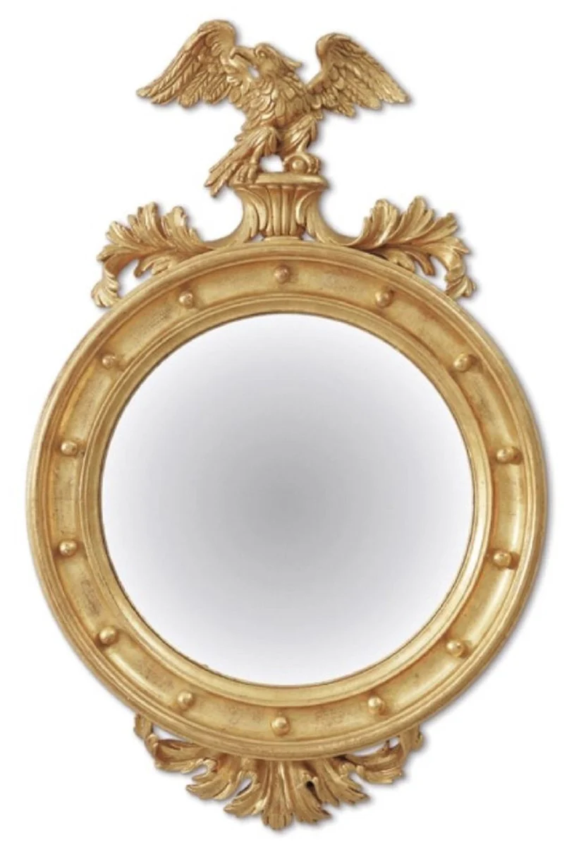 Casa Padrino espejo barroco de lujo con figura decorativa de ¨¢guila oro - Magn¨ªfico espejo de pared estilo barroco italiano - Muebles de lujo estilo barroco - Muebles barrocos - Hecho en Italia