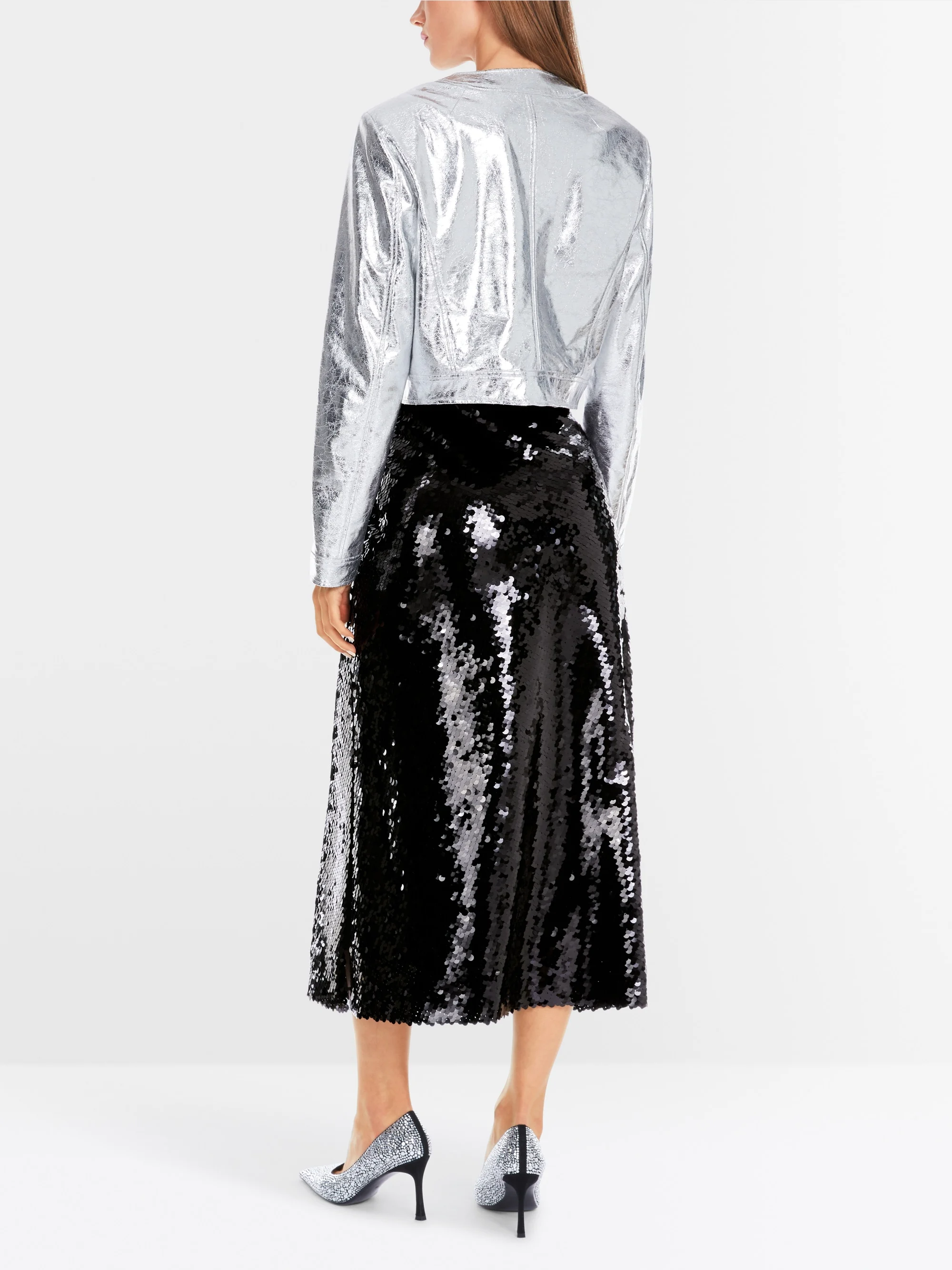 Marc-Cain Calf-length sequin skirt