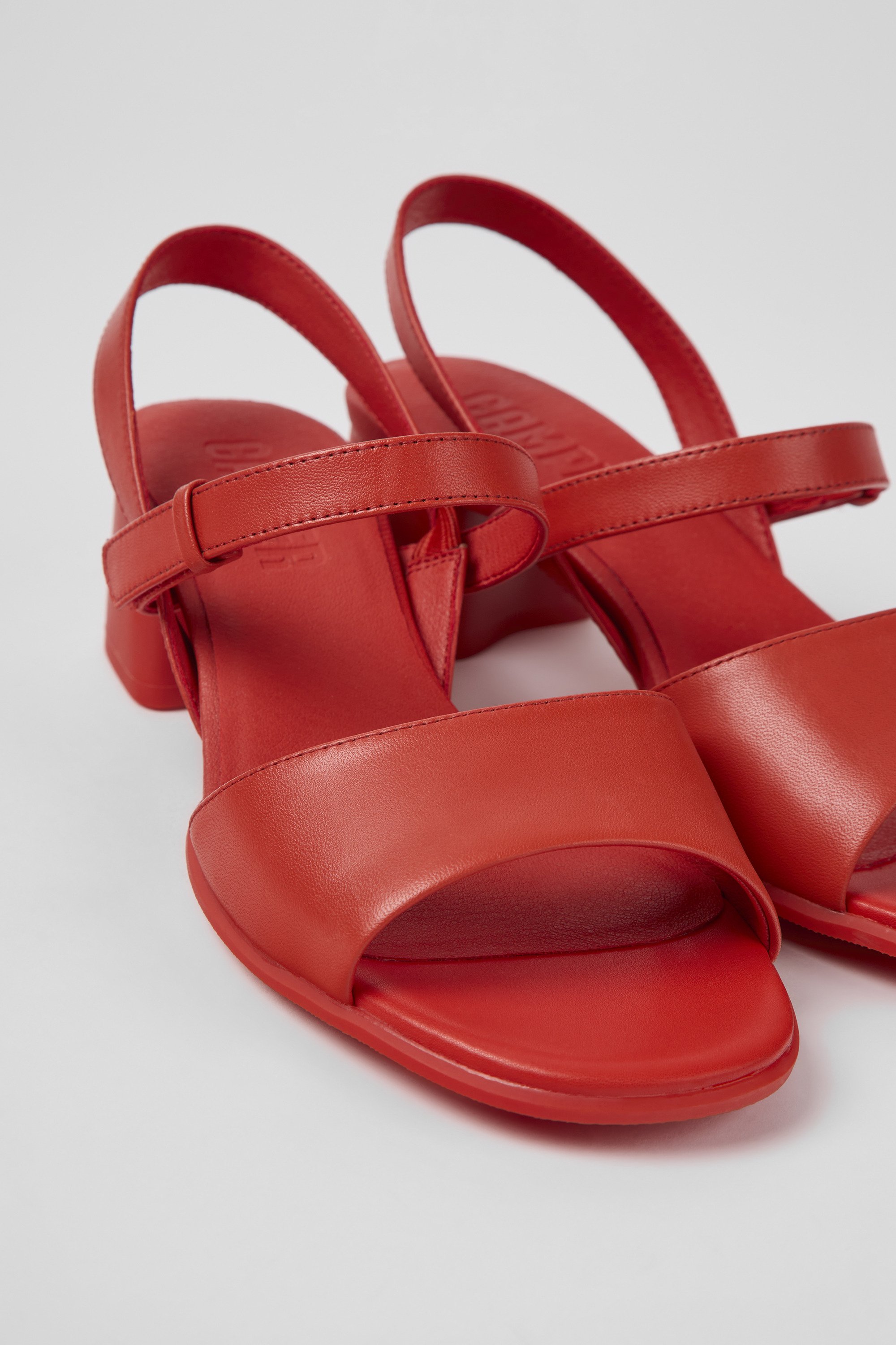 Katie - Red sandal for women