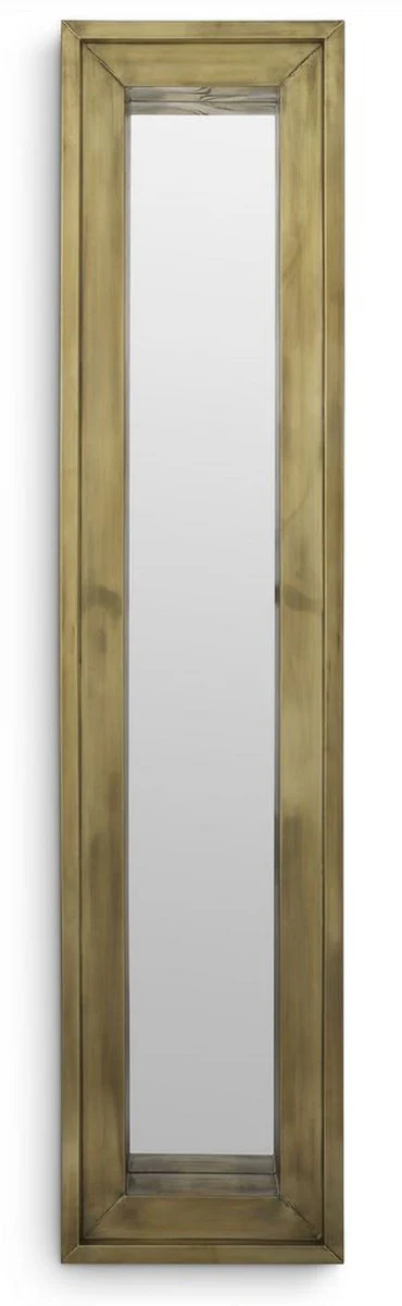 Casa Padrino espejo de pared de lujo lat¨®n vintage 45 x 20 x A. 200 cm - Espejo de sal¨®n - Espejo de dormitorio - Espejo de armario - Muebles de Lujo