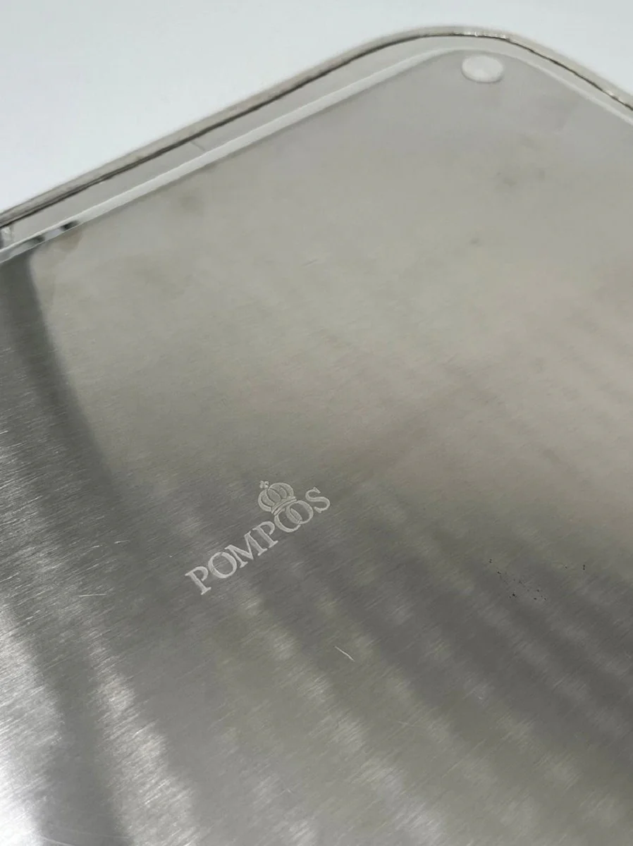 Pomp??s de Casa Padrino bandeja de servicio barroco de lujo corona plata 53 cm - dise?ada por Harald Gl??ckler