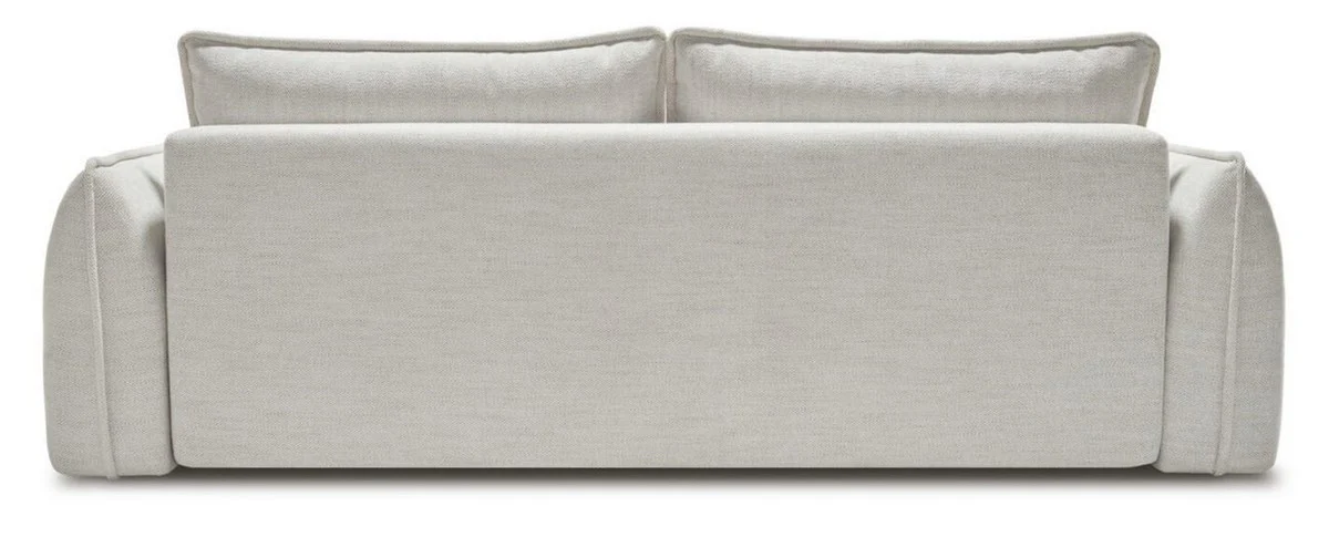 Casa Padrino sof¨¢ de lujo gris 253 x 120 x A. 74 cm - Sof¨¢ de sal¨®n con funci¨®n de dormir - Muebles de sal¨®n - Muebles de lujo - Interior de lujo