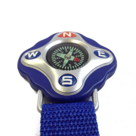 Brújula Hosa FLOTANTE COLGANTE llavero - azul