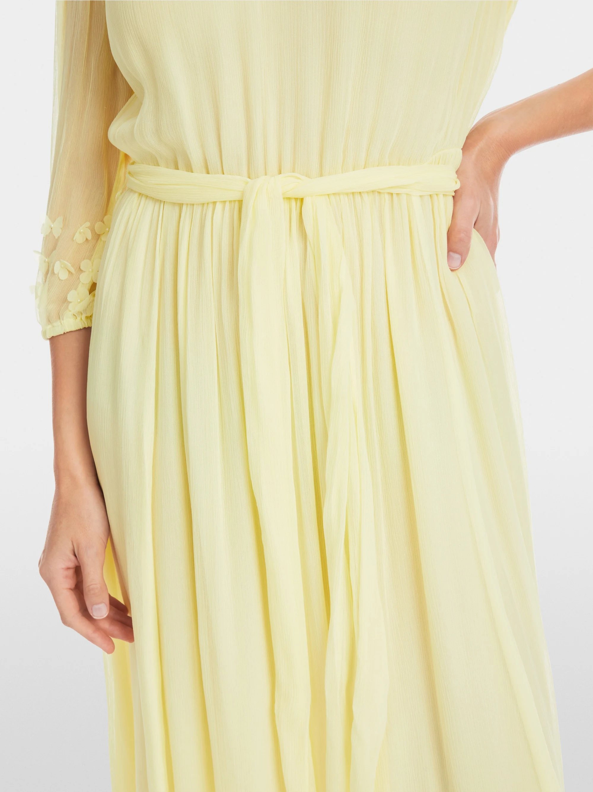 Marc-Cain Plain delicate viscose crepe dress