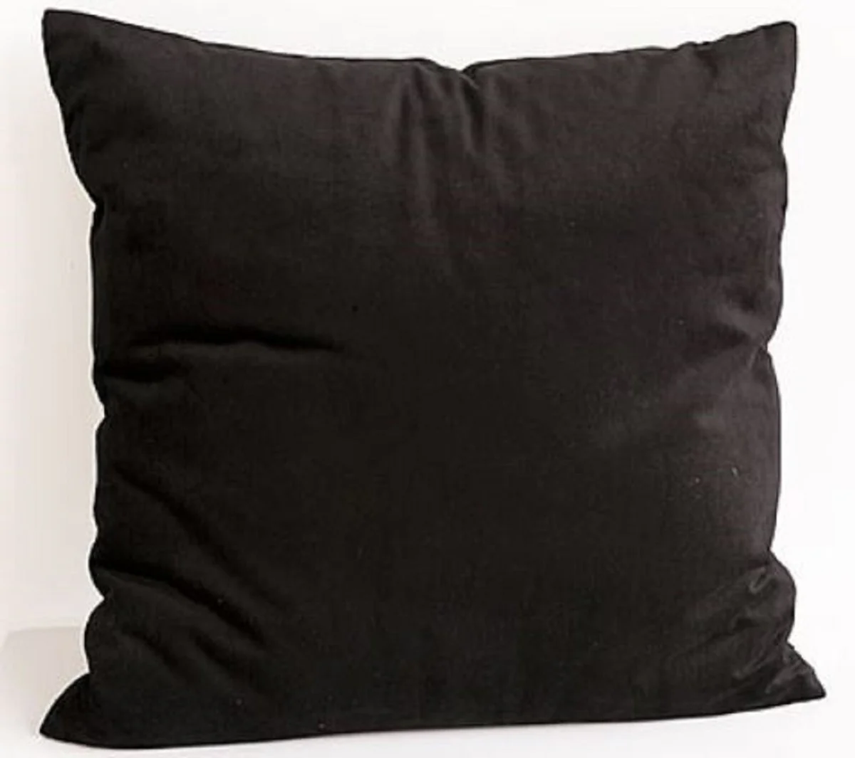 Casa Padrino almohada barroco de lujo negro / oro 50 x 50 cm - Accesorios Decorativos