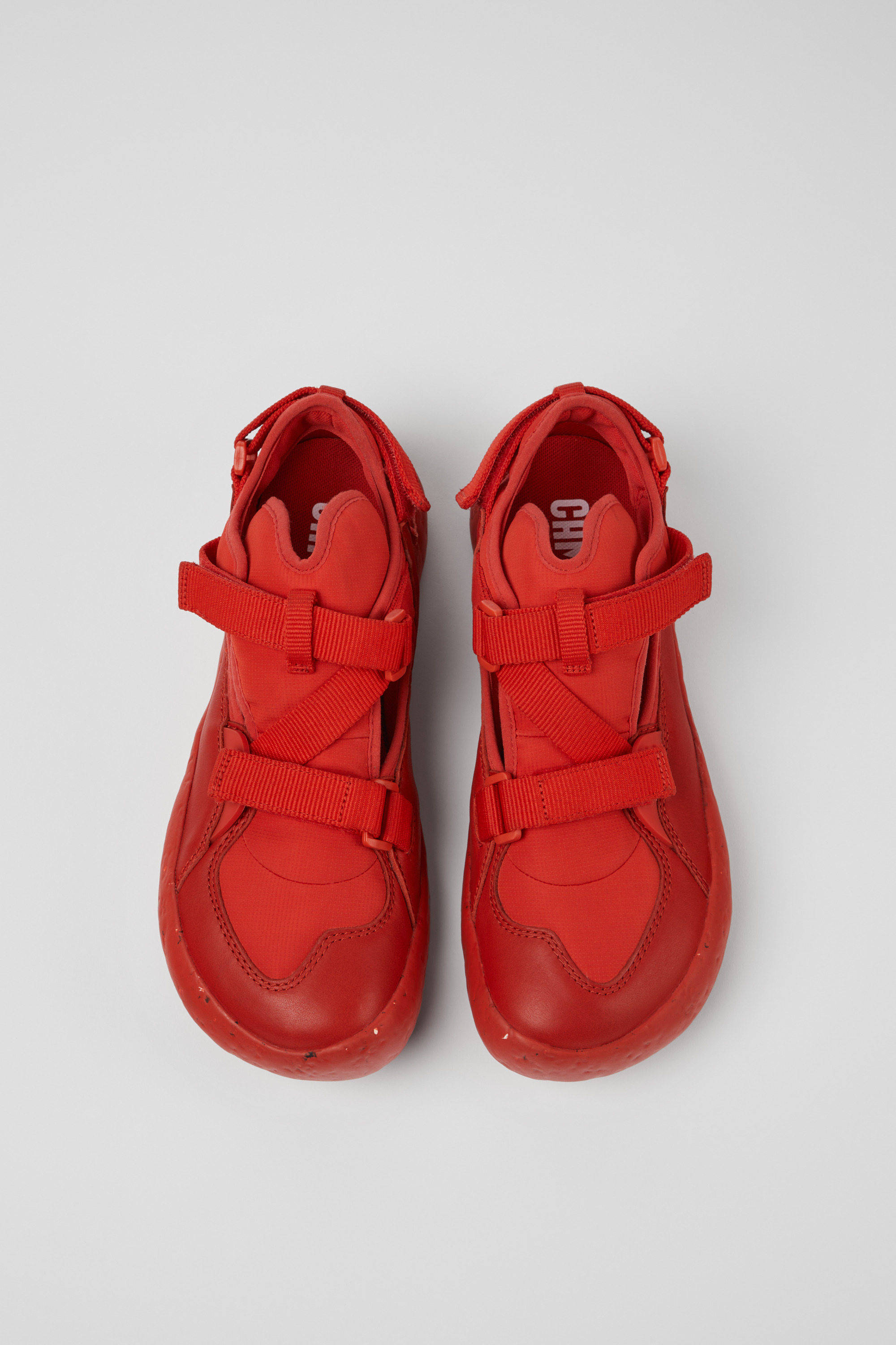 Peu Stadium - Red semi-open sneakers for men