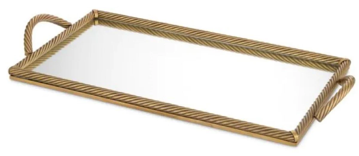 Casa Padrino bandeja de servir de lujo lat¨®n vintage 81 cm