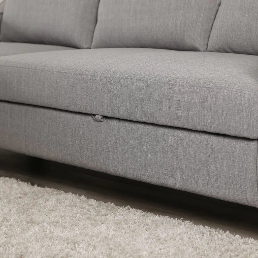 Liberty 84' Wide Reversible Sleeper Sofa & Chaise