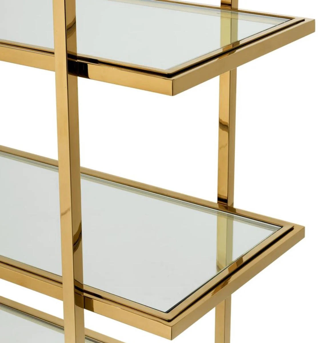 Casa Padrino armario de estanter¨ªa de lujo oro 120,5 x 40 x H. 253 cm - Muebles de Lujo