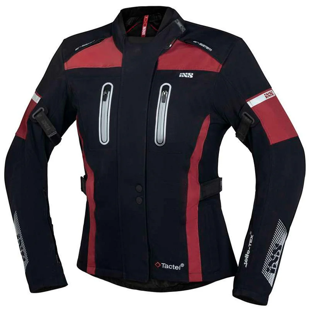 CHAQUETA 4 ESTACIONES IXS PACORA ST LADY NEGRO / ROJO