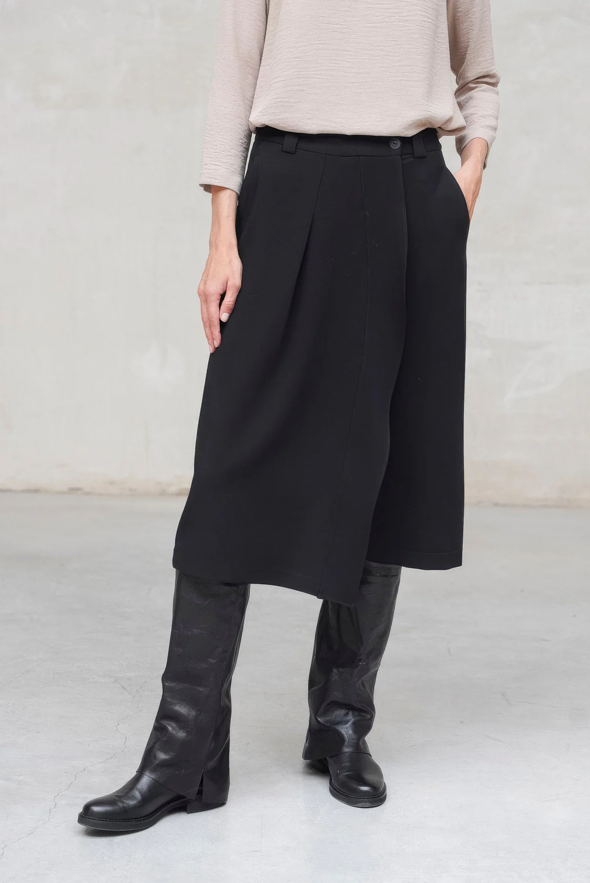 Rivera-spain Falda- pantalón Bandi negro