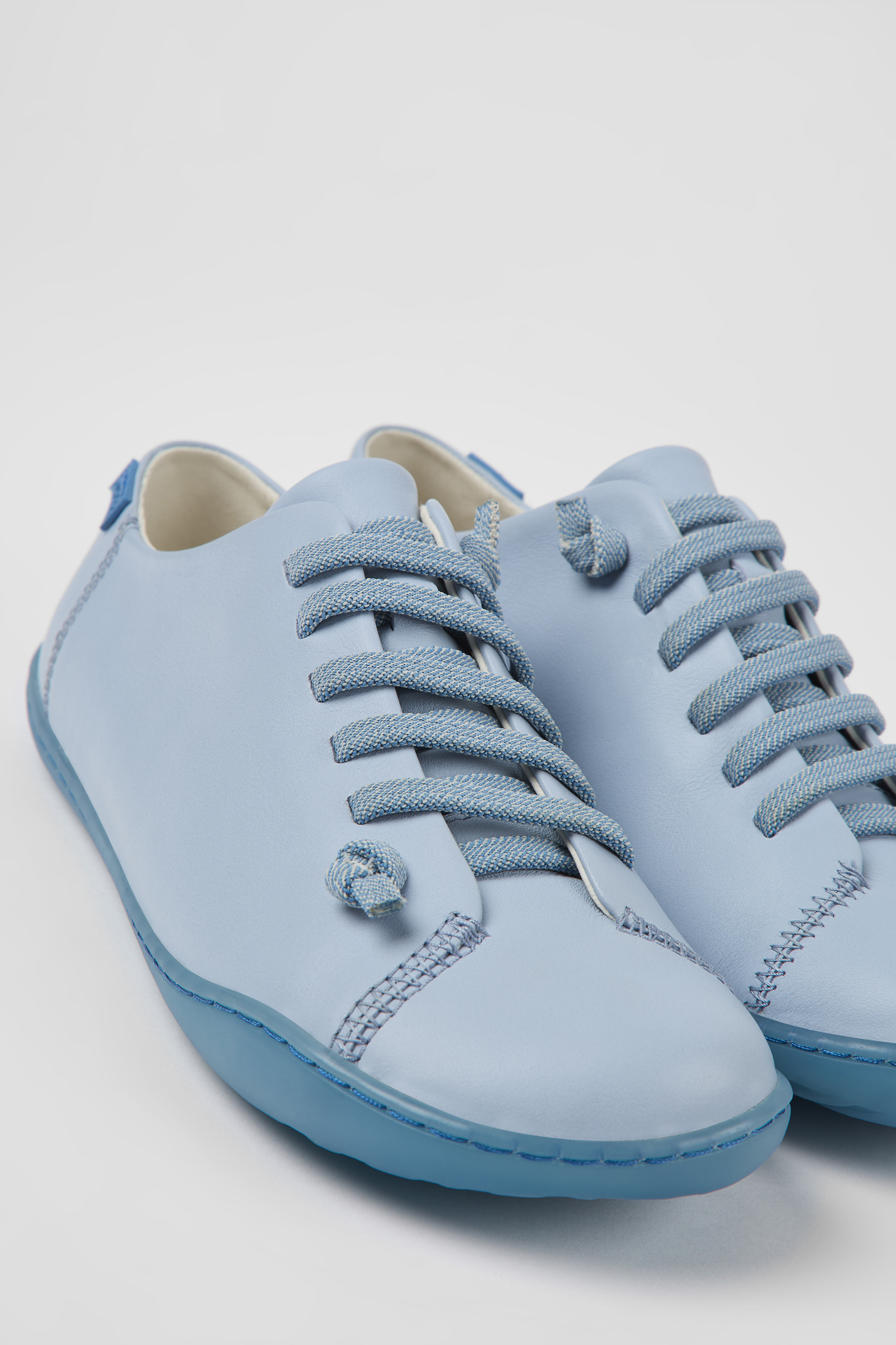 Peu - Blue leather shoes for women