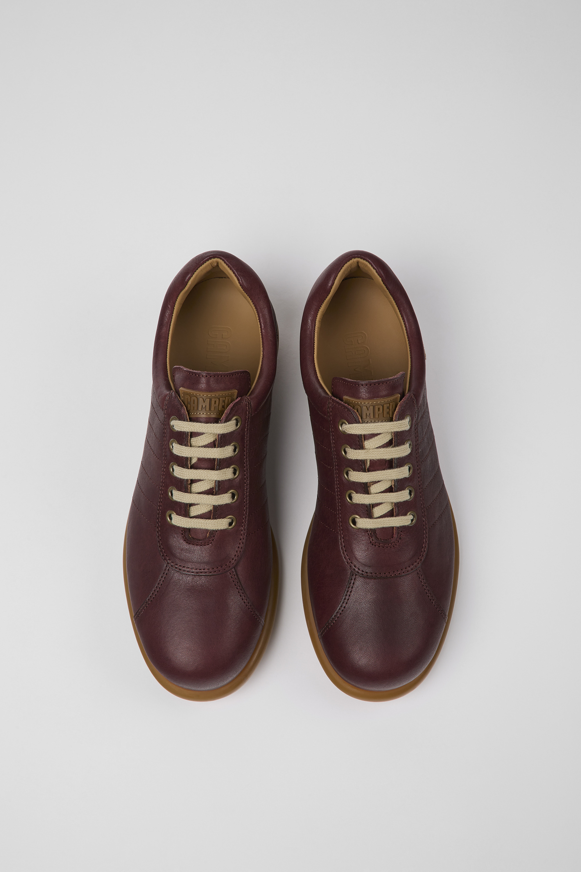 Pelotas - Brown vegetable tanned leather shoes for men