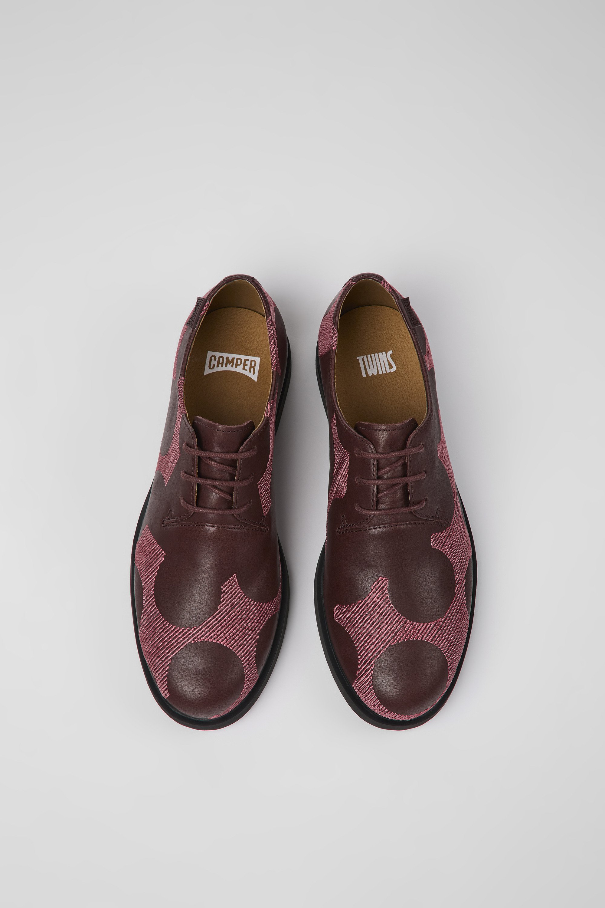 Twins - Multicolored leather shoes for women